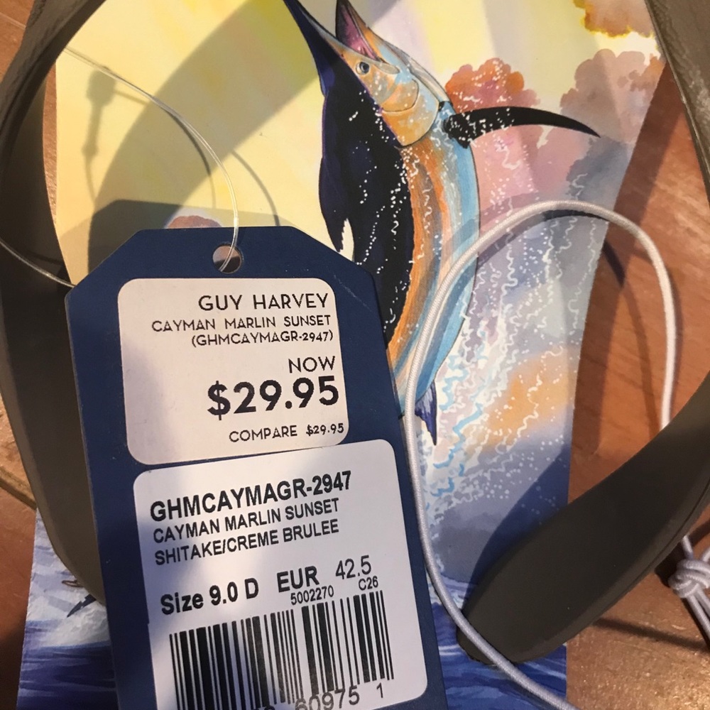 *NWT* Guy Harvey Men’s Sandals Size 9 - Picture 2 of 3